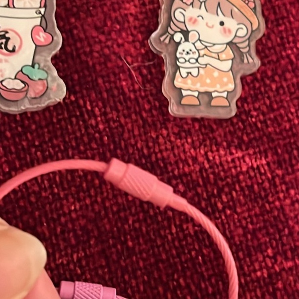 Set of 10 Kawaii-Style Cartoon Bag Charms, Keychains NEW - Picture 7 of 10